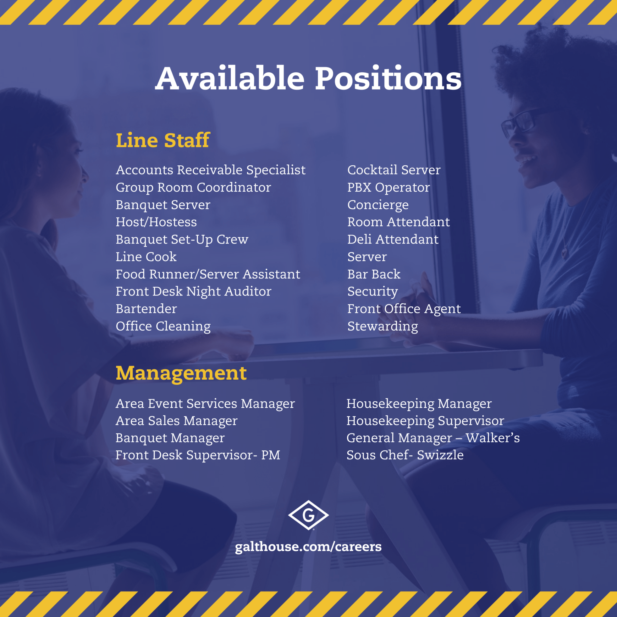 Available positions
